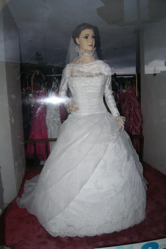 This preserved Bridal Mannequin has a Creepy Story Behind.