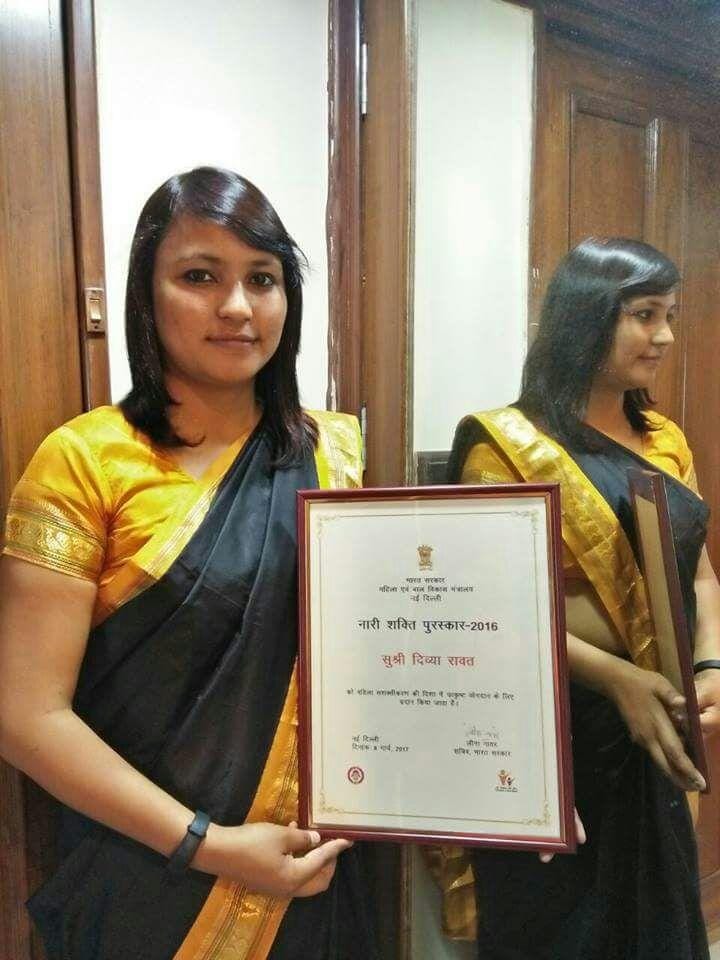 divya rawat will get nari shakti award 2106 