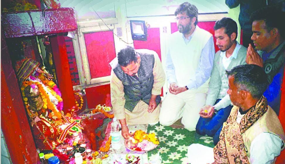 District Collector visits Purnaigiri Dham area along with officials