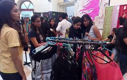 Fashion Exhibition organised by the girls student of Allahabad university