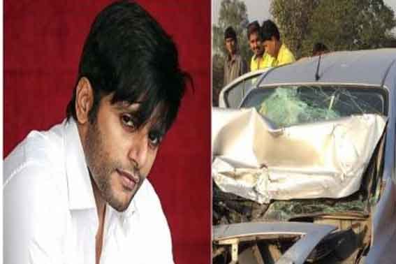 Karanvir bohra met with an accident