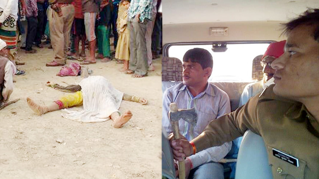 old lady murder in hamirpur