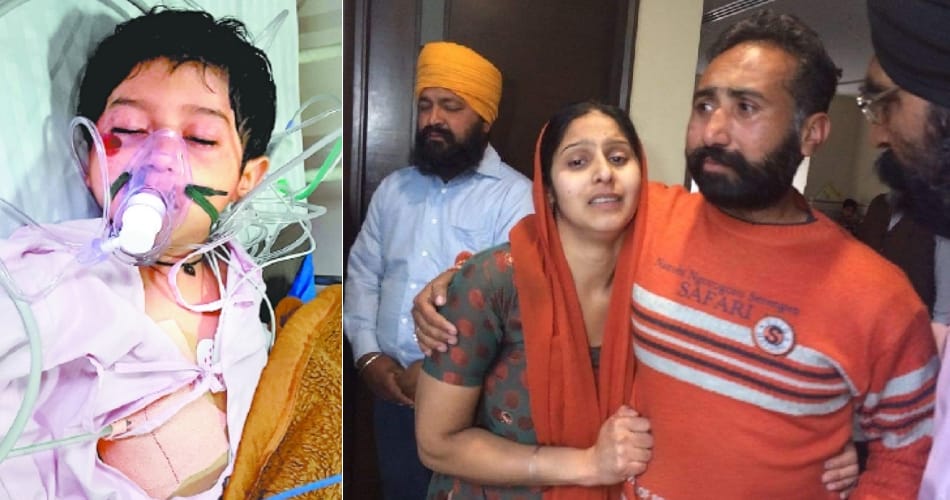 School bus crushed a child in patiala, punjab news