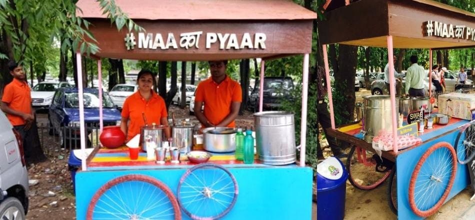 women's day, mba graduate radhika arora food cart in mohali named maa ka pyar