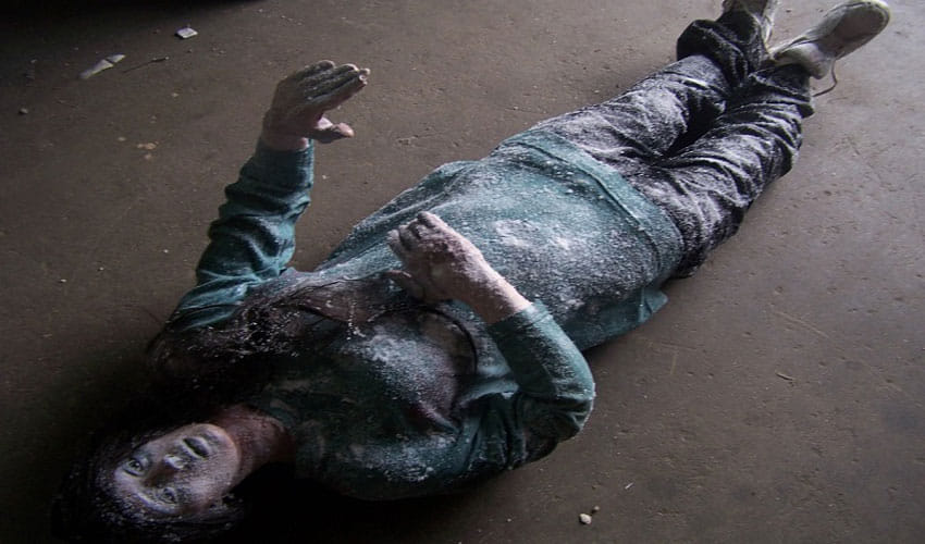 this girl is frozen in ice and have miracle