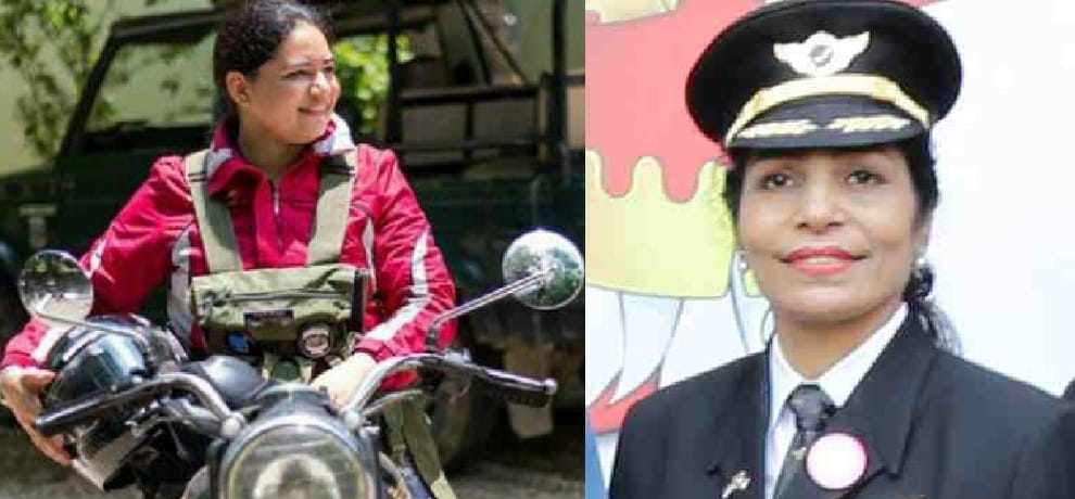 international womens day special: pilot sunita and biker pallavi mishra settings example