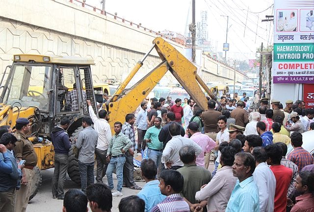 Sector-Two and Four Market By Encroachment