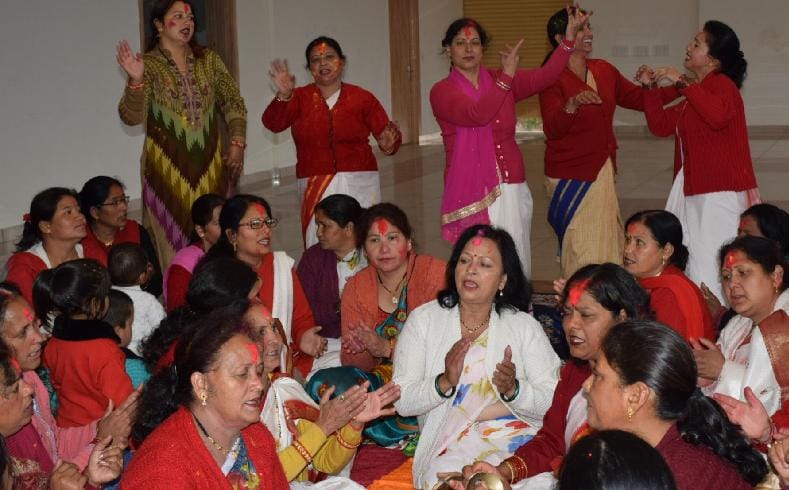 Holi singing in Almora rural