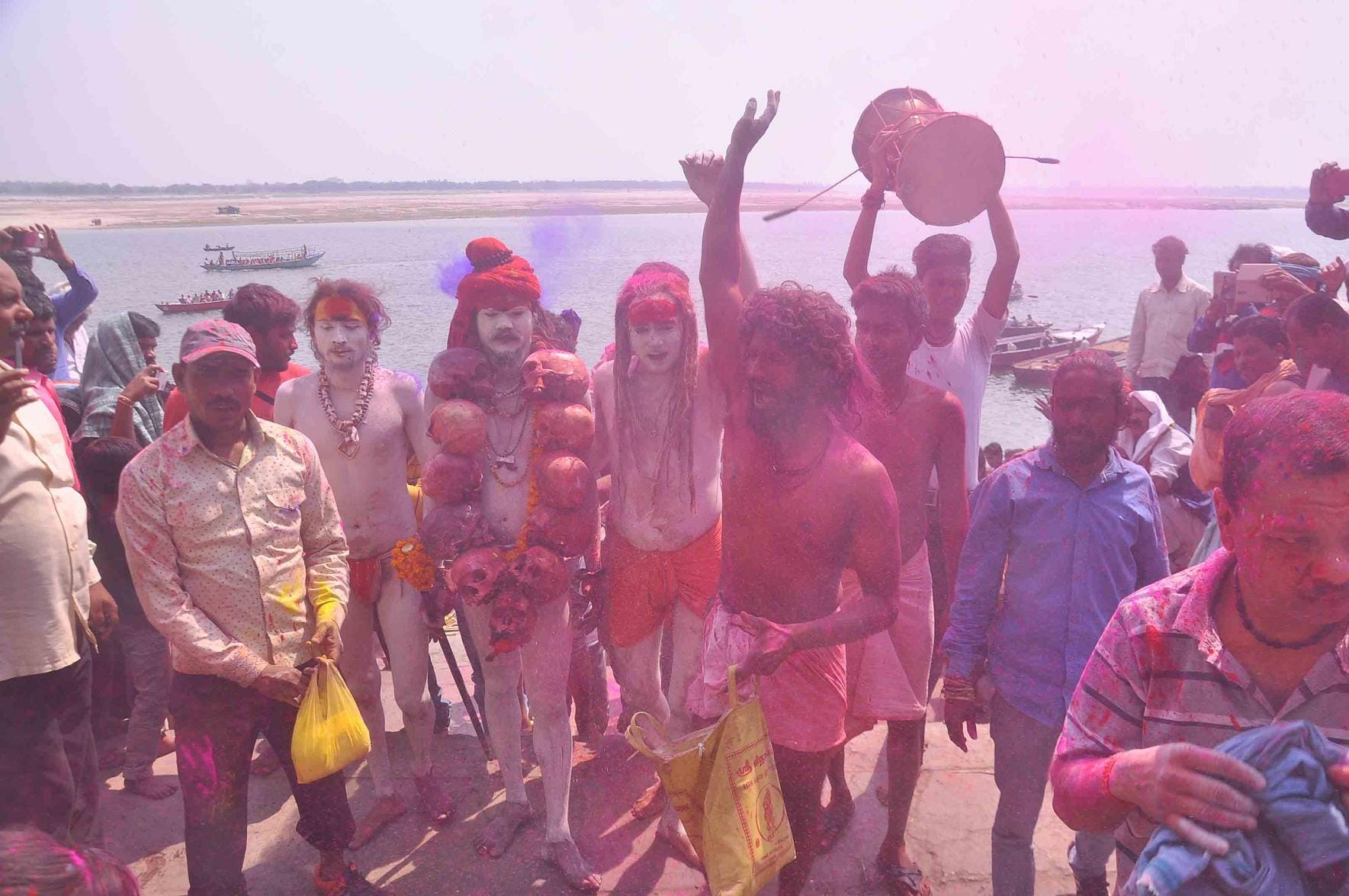 Holi With Ashes In Varanasi at Manikarnika Ghat