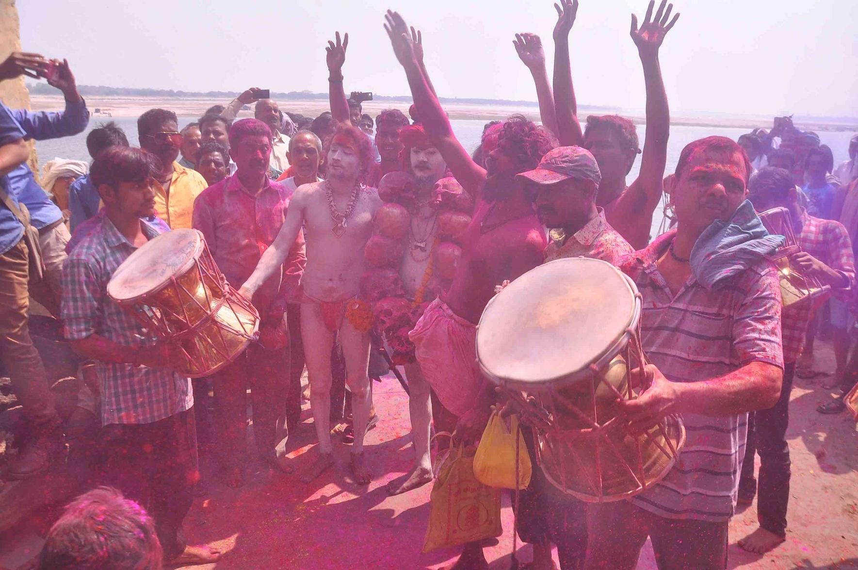 Holi With Ashes In Varanasi at Manikarnika Ghat