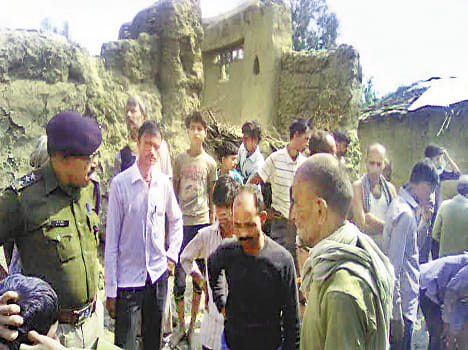 Wall collapse in Chitrakoot, three children and women's death
