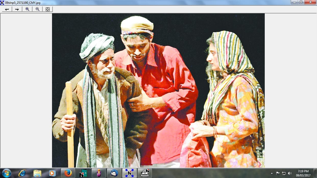 The gur halwa natak present in solan