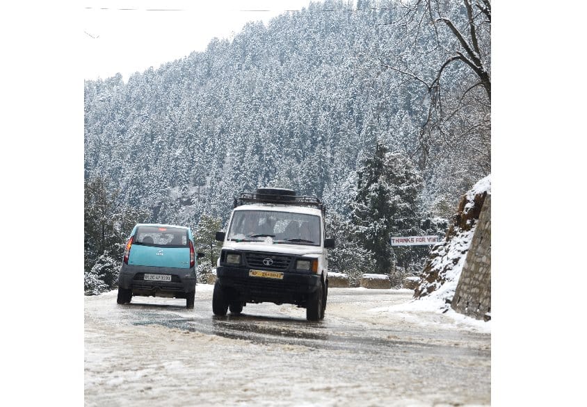 Pleasant Weather After Fresh Snowfall and Rainfall in himachal.