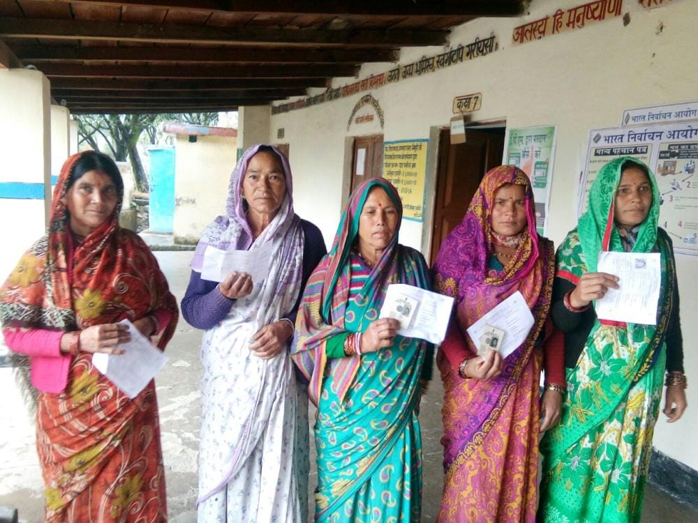assembly election voting in uttarakhand karanprayag seat