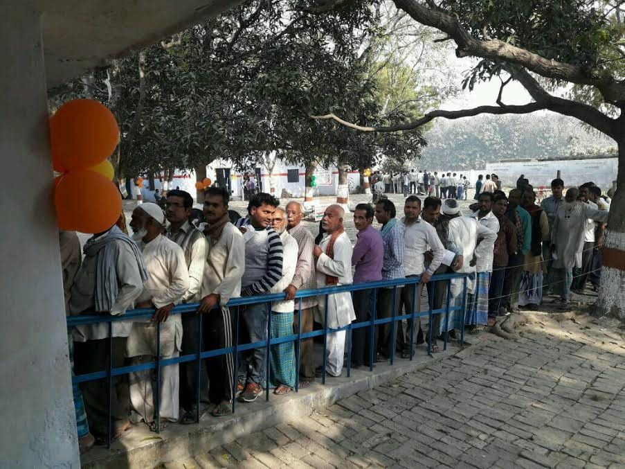 voting on ambedkarnagar alapur seat