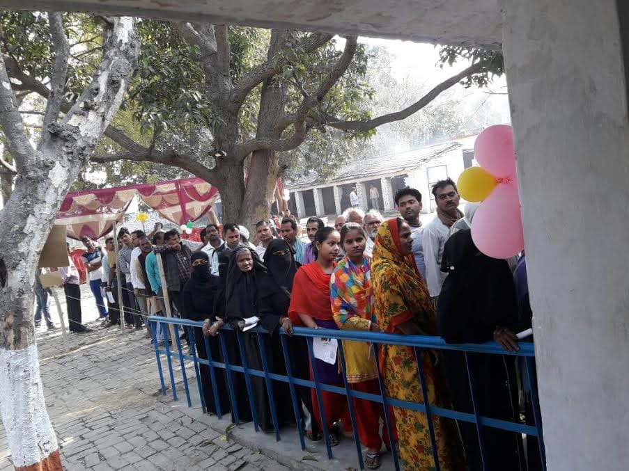 voting on ambedkarnagar alapur seat