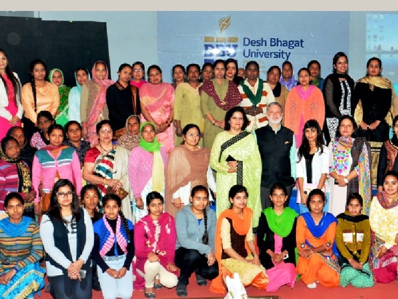 University, Program on Women's Day, Free Education for three and four workers, Mandi Gobindgarh