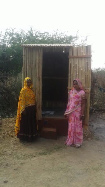 Dharma made bamboo toilet