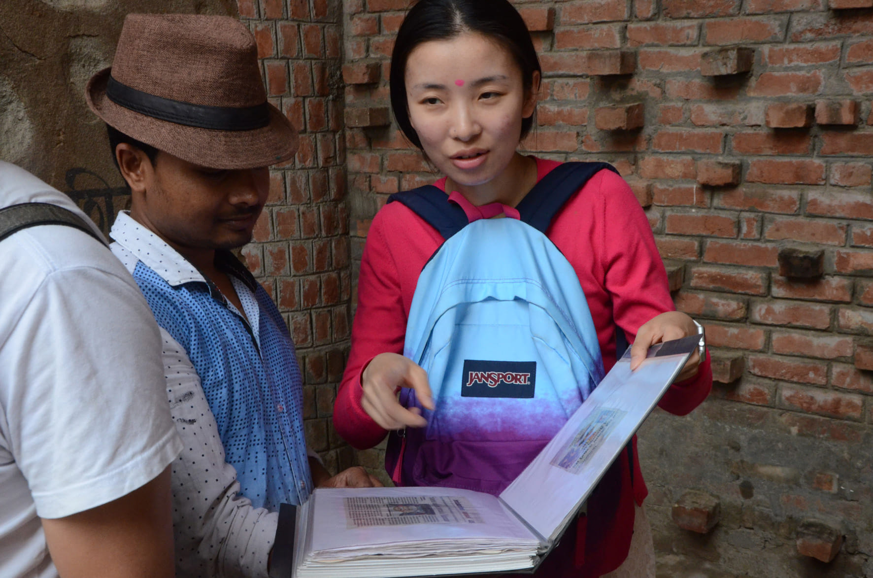 group of painters from china reached varanasi
