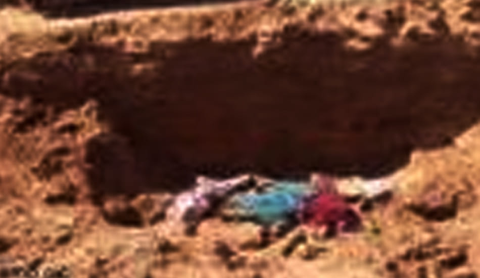 innocent buried alive in the soil 