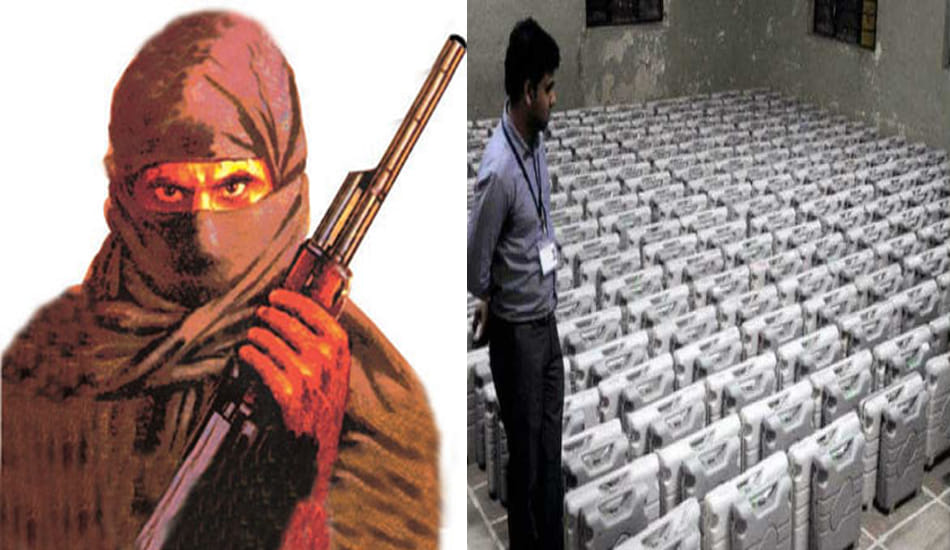 up election vote counting during terror activities dacoit goppa 