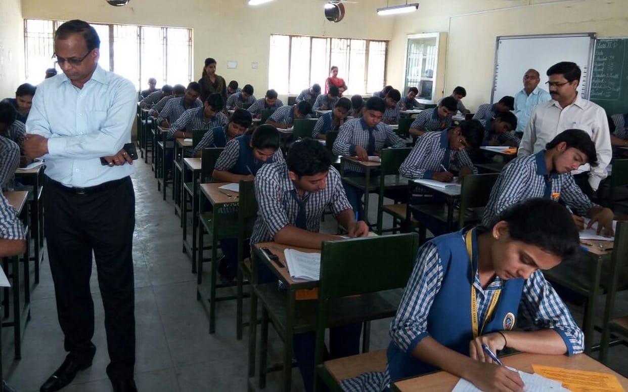 Test takers test given