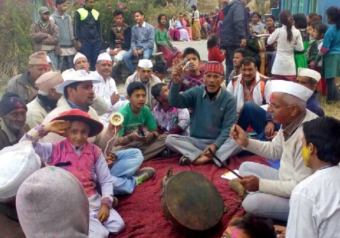Holi in Kapkot