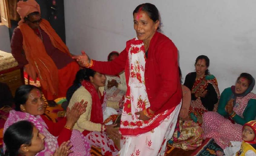 Holi singing in Bageshwar