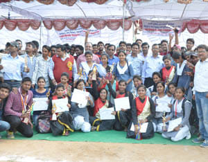 Jhanki Danka in the Polytechnic Sports Competition