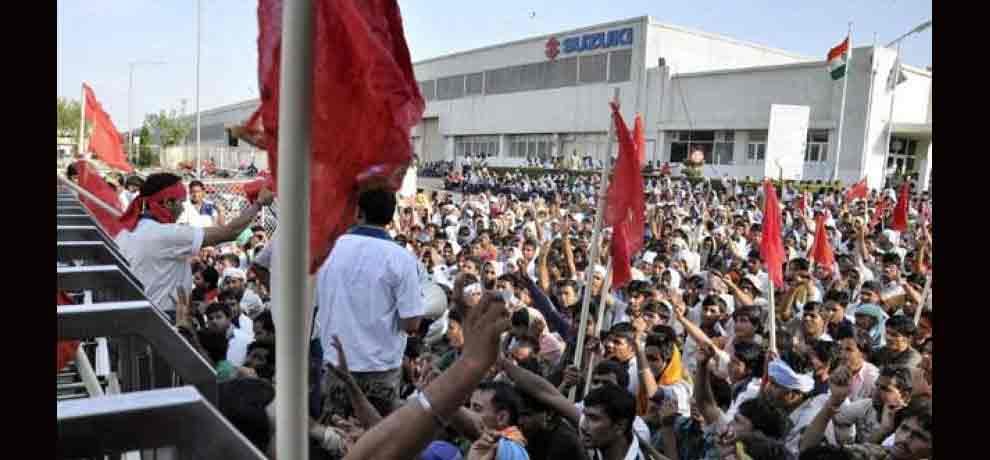 2012 maruti plant violence and its rare pics