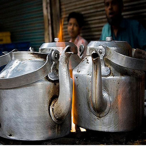 this woman only drink tea about 30 years