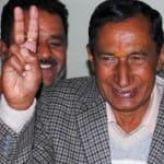 रिजल्ट आने के बाद विजयी मुद्रा में विशन सिंह चुफाल