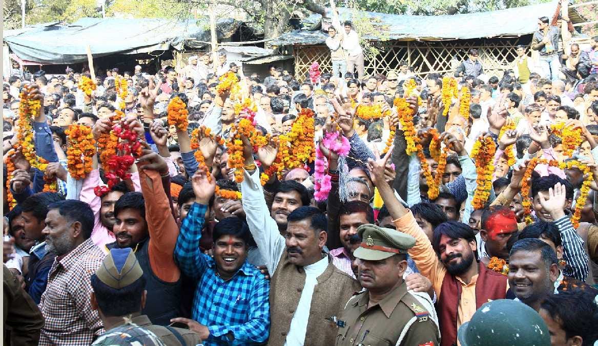 From the city to the villages, the BJP celebrated the celebration