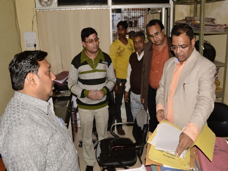 epf commissioner raid in municipality office