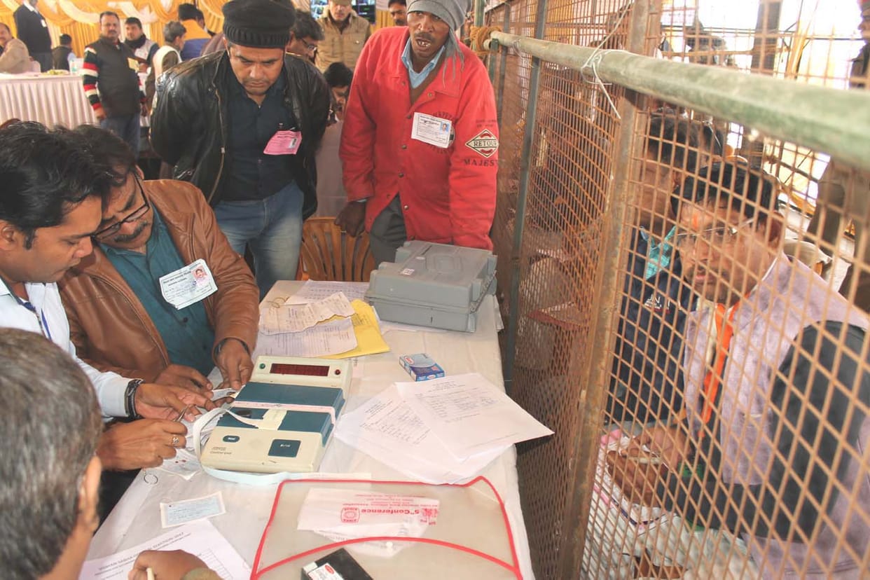 The result continued, Leaving Netaji away from the counting place