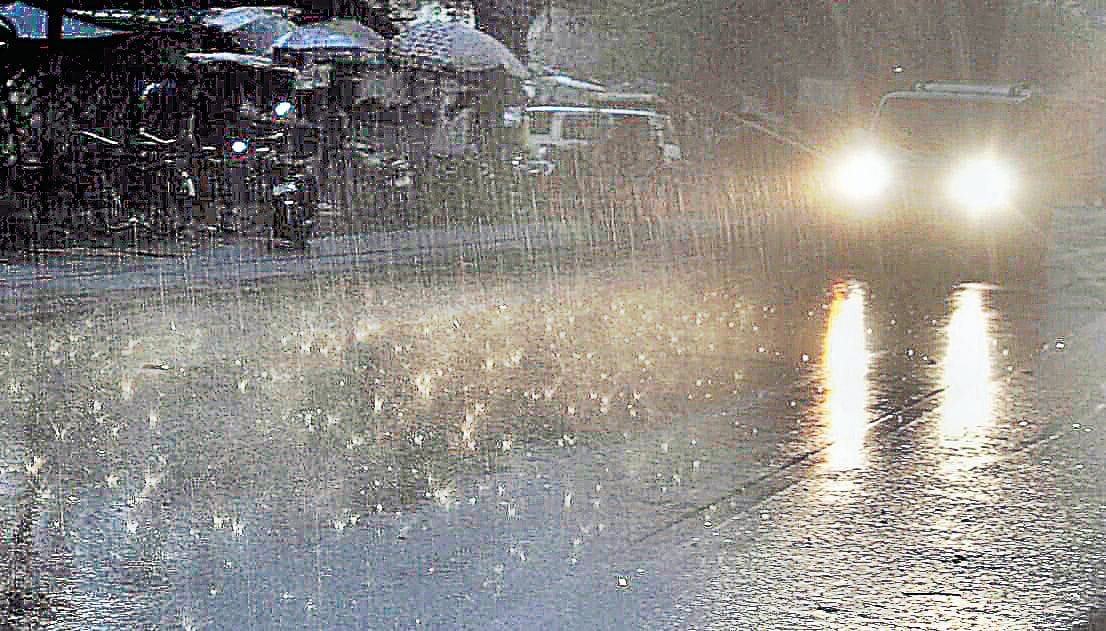 rainfall in pithoragarh