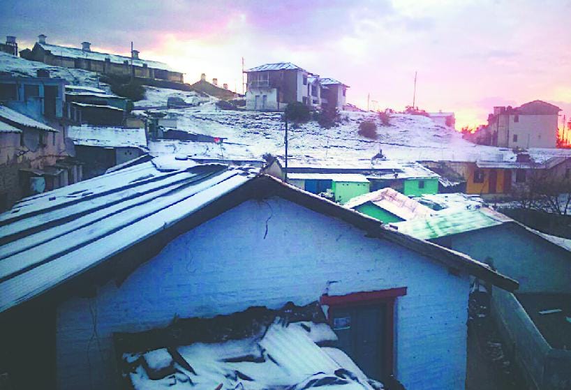 Snowfall in Chobatia