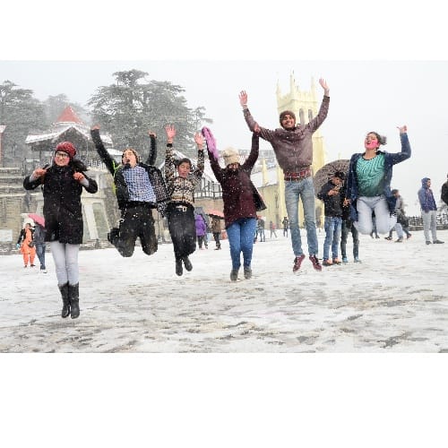 snowfall in shimla manali and dalhousie
