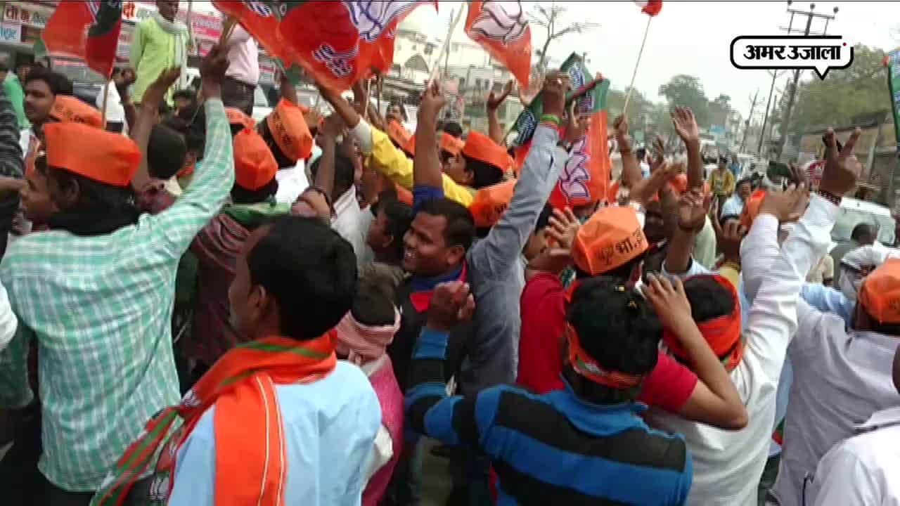 वाराणसी, यूपी चुनाव रिजल्ट 2017, बीजेपी जश्न