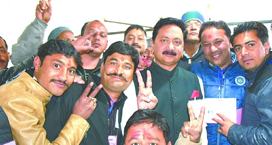 Congress won four of the six seats in the district and two on the BJP