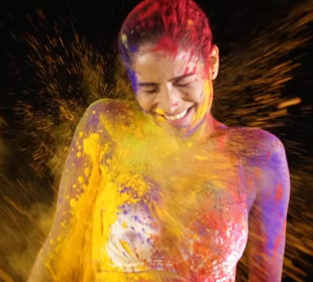 poonam pandey release holi video for her fans