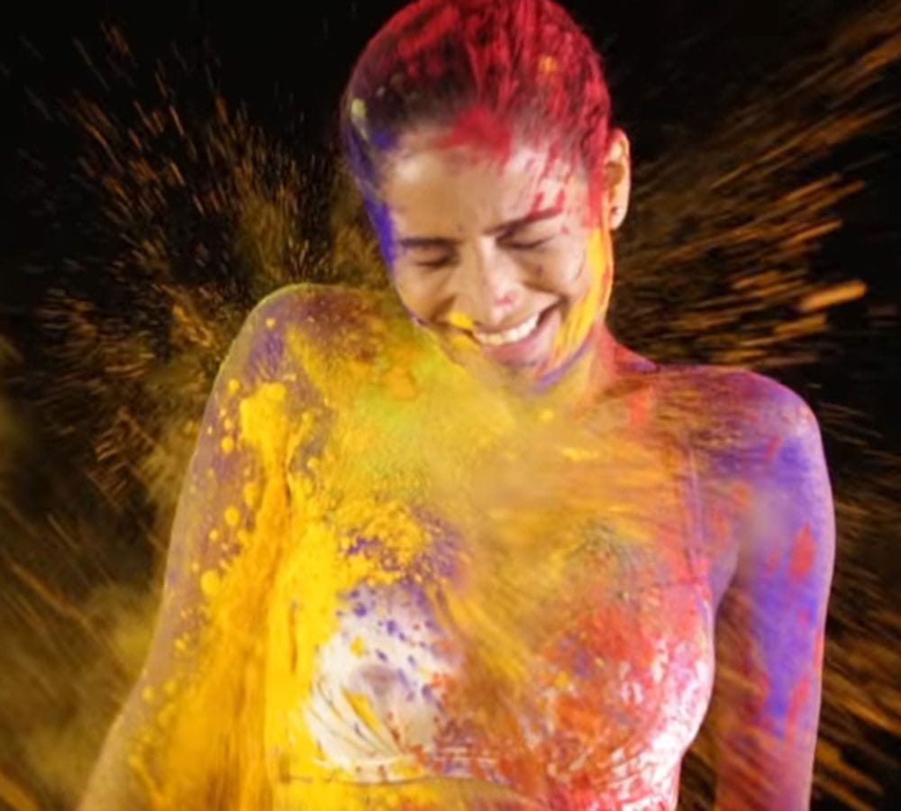 poonam pandey release holi video for her fans