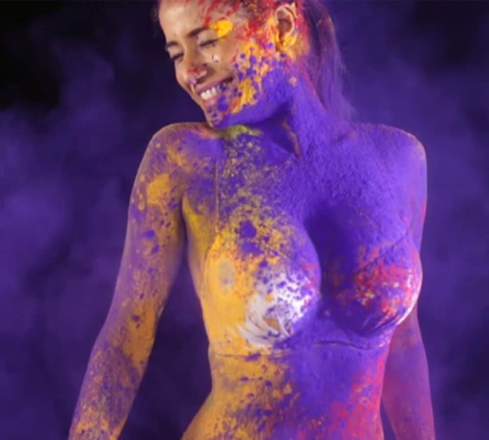 poonam pandey release holi video for her fans