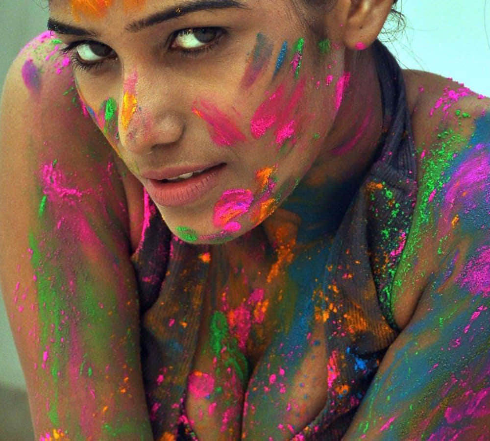 poonam pandey release holi video for her fans