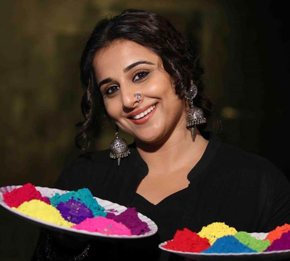 holi experience of actress vidya balan and alia bhatt