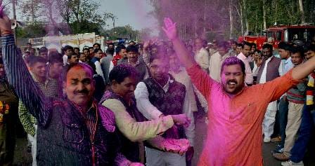 Abeer Gulmel, who was a big fan of the BJP's Holi
