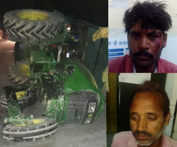  Many injured in an accident Lucknow.