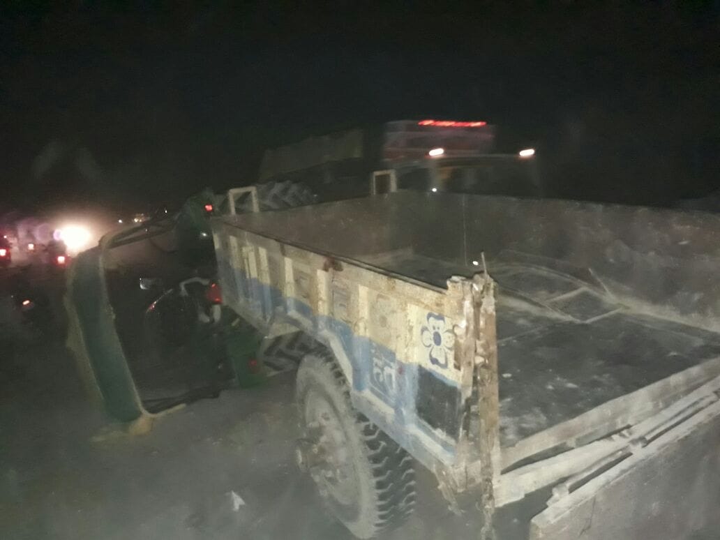  Many injured in an accident Lucknow.