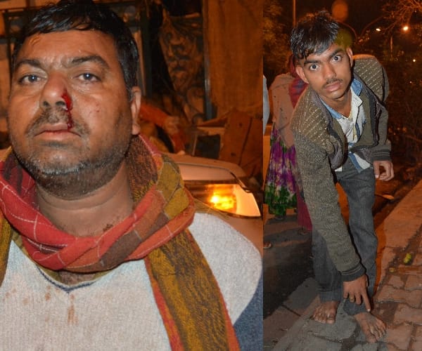 A car trampled two in Lucknow.