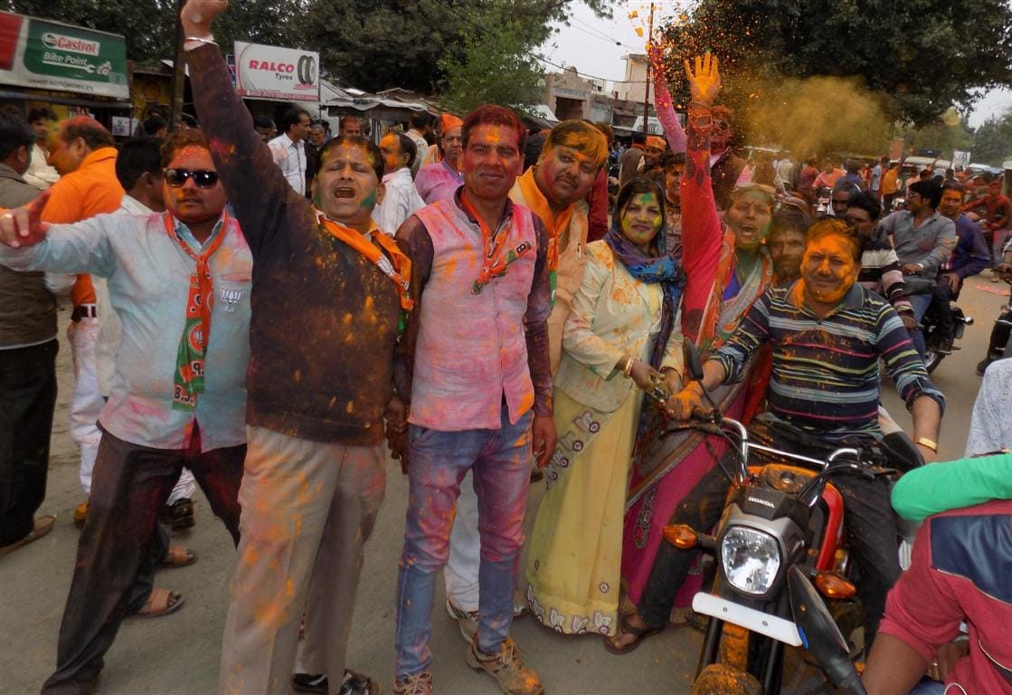 BJP's gale, left elephant